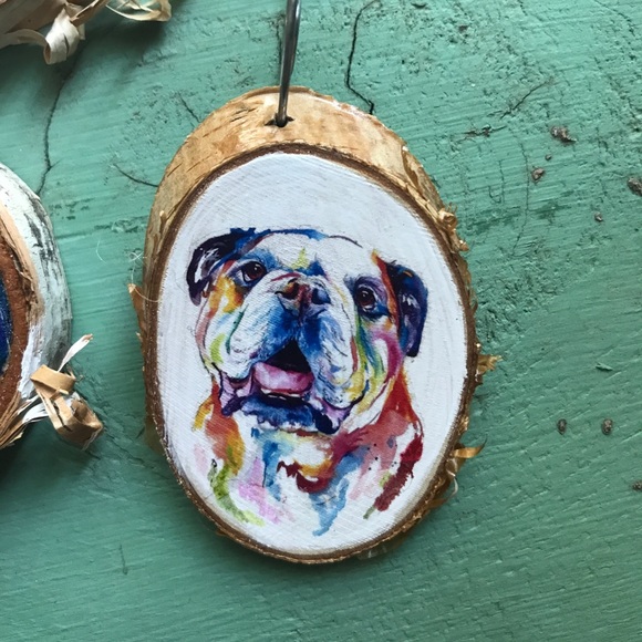 Dog ornaments, dachshund, shorthair pointer, GSP ornament, German shorthair poin - Picture 2 of 3